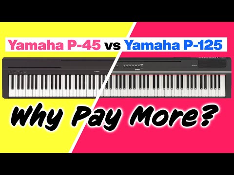 Yamaha P-45 (P-71) vs Yamaha P-125 - Owner Review & Performance Demo