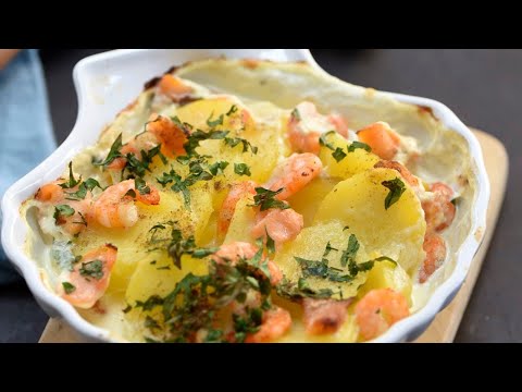Recette : Gratin de crevettes