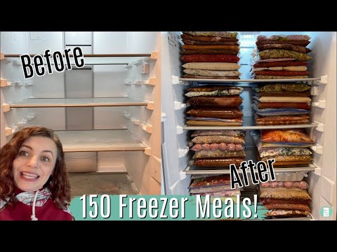 150 FREEZER MEALS! | EASY Meal Prep Recipes | Large Family Cooking
