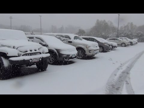 The 1st Snowfall Of 2020 - October WinterStorm - 10/20/2020 Minneapolis