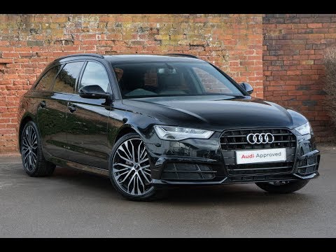 YH18VDZ AUDI A6 TDI BLACK EDITION BLACK 2018
