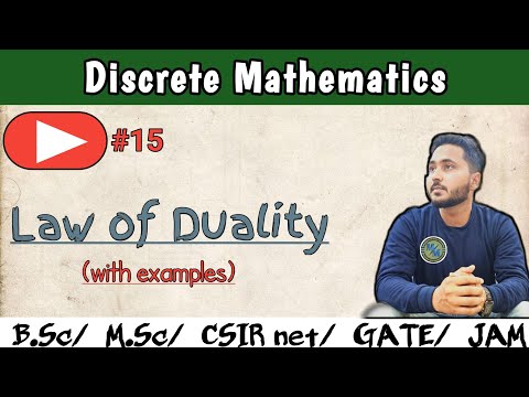 L-15 || Law Of Duality || Discrete Mathematics