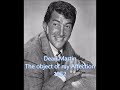 Dean Martin 'The object of my Affection' 1952