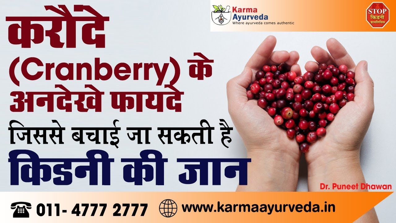 Benefits of Cranberry in Kidney Disease | करौंदे के फायदे | Cranberry Juice for Kidney Infection