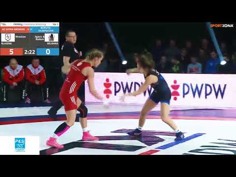 FW 48 kg: J. Blaszka vs M. Selishka (1/9)