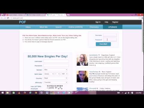 How to view pof profiles without registering