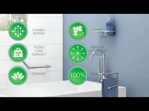 Fotstöd Smedbo Living FK841 för Hörn