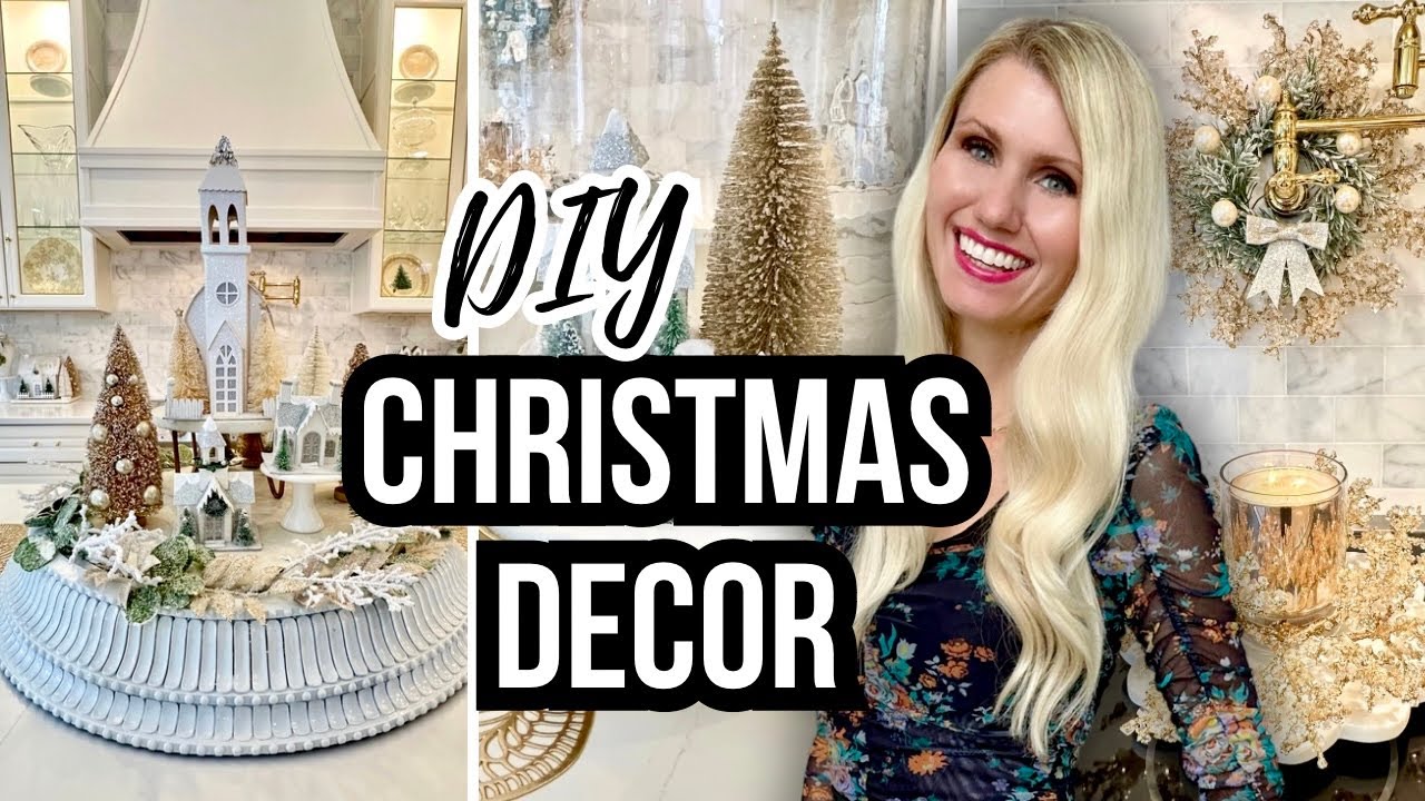*DIY CHRISTMAS DECOR* That LOOKS EXPENSIVE But ISN'T + HOLIDAY KITCHEN DECORATING IDEAS!