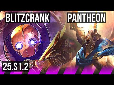 BLITZCRANK & Varus vs PANTHEON & Tristana (SUP) | 0/1/12 | KR Diamond | 25.S1.2
