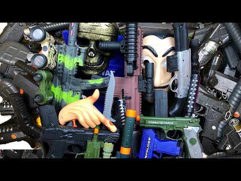 INSANE Giant Army Toy Gun Arsenal! 50+ Realistic Rifles, Sniper Pistols & Soldier Weapons Box