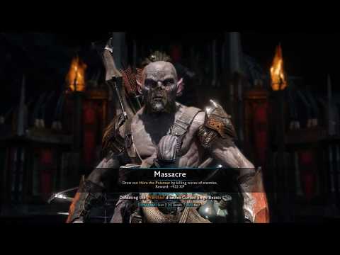 Shadow of War: Middle Earth™ - Massacre - Kill Warchief to Disable Cursed Siege Beasts