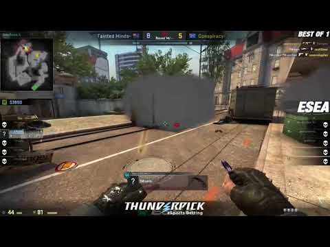 Tainted Minds CSGO Highlight: Yam 2k clutch with a no scope.