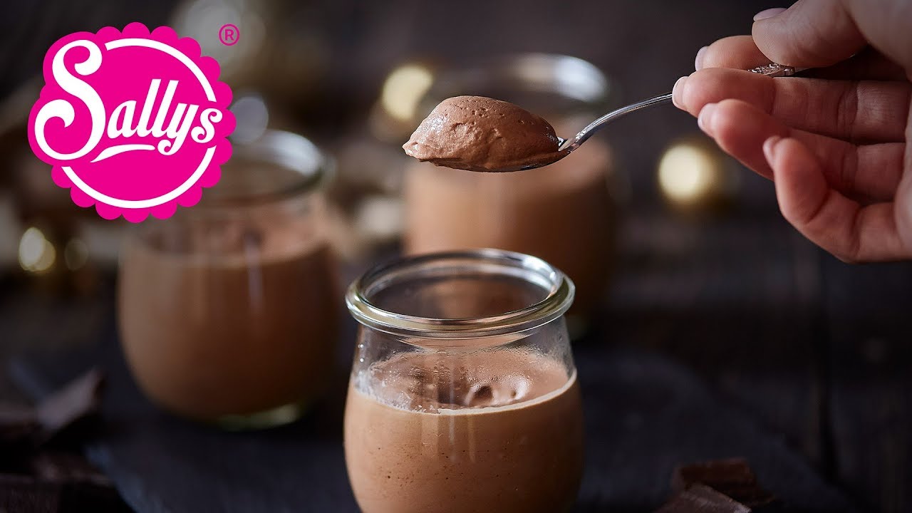 Echtes Mousse au chocolat, ohne Sahne und Rum - Einfache Rezepte