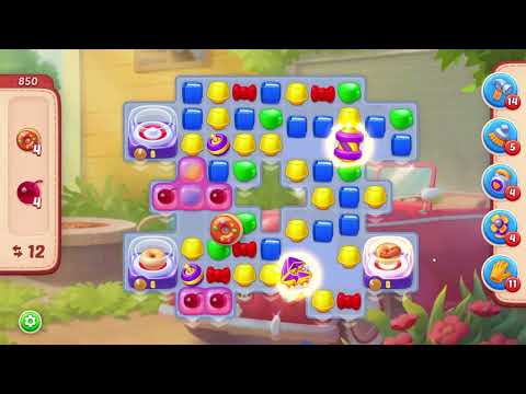 Homescapes Level 850 - 18 Moves - No Boosters