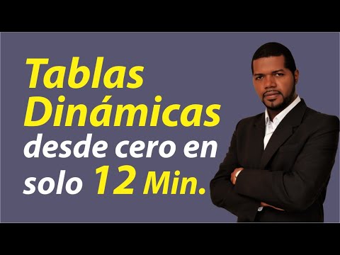 Crear TABLAS DINÁMICAS EN EXCEL en 12 Min Paso a paso [desde cero] 💥