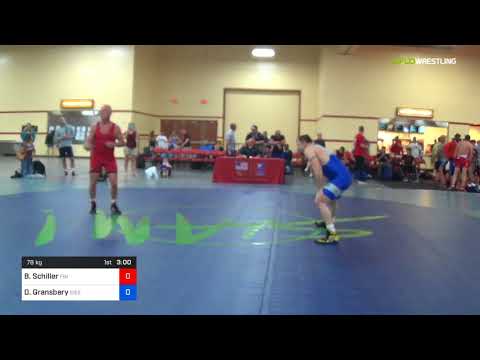 2018 Marine Corps US Open/Masters C Greco Roman 78 RR Rnd 1 - Bryan Schiller (Fin ) Vs. Dennis Gra