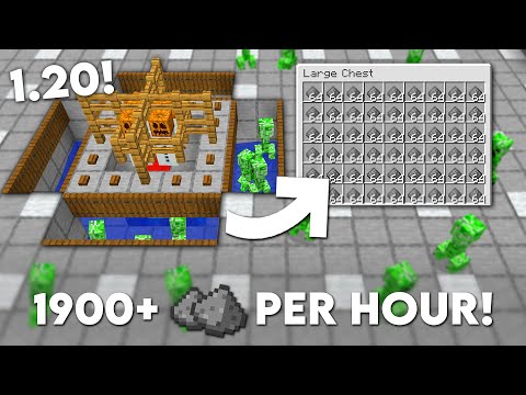 Minecraft Easy CREEPER Farm 1.20 Tutorial - 1900+ Gunpowder Per Hour
