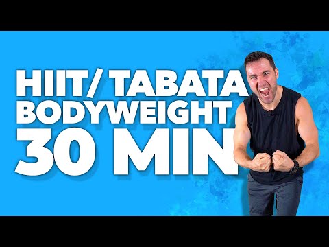 30 Min Bodyweight Workout Tabata/ HIIT No Weights I Fat Loss