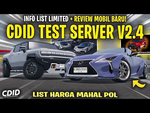 REVIEW LIST MOBIL LIMITED DAN MOBIL SPESIAL RILIS DI CDID UPDATE V2.4 - CDID V2.4 Update Test Server