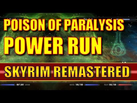 Skyrim Remastered - How to Get 15 Paralysis Poisons at LEVEL 1! (Special Edition)