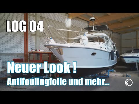 LOG 04: Antifouling film and hull wrapping. New look!