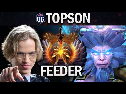 OG.TOPSON MONKEY KING - FEEDER - DOTA 2 7.27 GAMEPLAY
