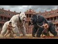 King Kong Vs White Kong Life And Death Battle In The Ancient Indian Arena 4K