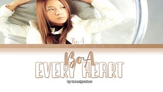 BoA (ボア) - Every Heart (ミンナノキモチ) (Color Coded Lyrics Kan/Rom/Eng)