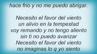 Alberto Plaza - El Favor Del Viento Lyrics