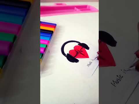 what is your favourite song ?  #art #drawing #txt #music #moa #shorts //Artful creativity.