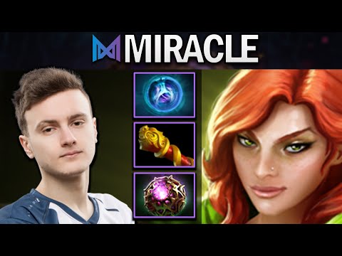 NIGMA.MIRACLE WINDRANGER WITH 25 KILLS - DOTA 2 7.27 GAMEPLAY