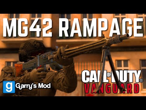 A Brutal Rampage (feat. [MW Base] Vanguard MG42) - Garry's Mod Weapon Mods Gameplay