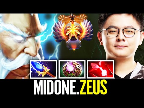 MIDONE Zeus [FULL GAMEPLAY] - Pro Midlane Guide | Dota 2 IMMORTAL GAMEPLAY