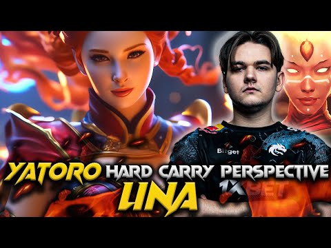 7.37 - How to Play Yatoro Lina The Hard Carry MVP - Dota 2 Pro Gameplay #lina #yatoro