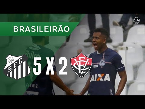 SANTOS 5 X 2 VITÓRIA - 03/06 - BRASILEIRÃO 2018