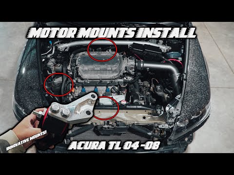 MOTOR MOUNTS INSTALL ON MY ACURA TL-S 08 | INNOVATIVE 60A MOUNTS