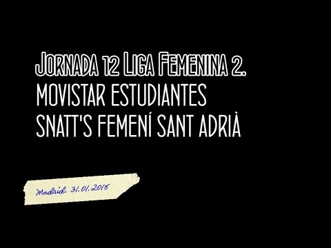 Triple final de Andrea Cobo en el Movistar Estudiantes - Snatt's Femení Sant Adrià