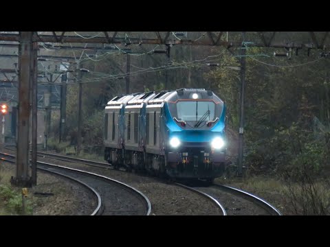 DRS Class 68 No's. 68020 & 68029 & 68024 on 0M67 York - Longsight @ Fairfield on 21.11.19 - HD