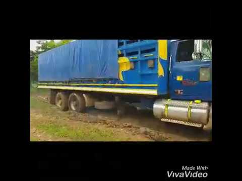 Pegaderos El Tortuguero Raas camion Ford dandole Duro para poder salir