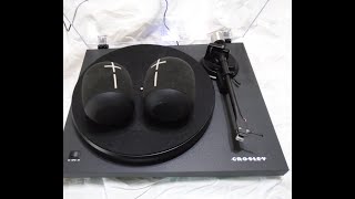 Connect a Crosley KTC6B turntable to 2 bluetooth speakers