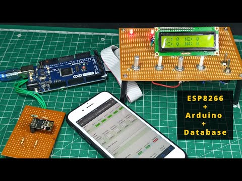 Arduino Mega + ESP8266 + database | Control Anything from Anywhere