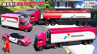 Download lagu KERJA DI PERTAMINA !! AKU DISURUH KOLEKSI SEMUA TRUK PERTAMINA di GTA 5 mp3