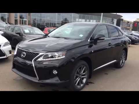 New Black on Cabernet 2015 Lexus RX 350 AWD F Sport Series Review - West Edmonton, Canada