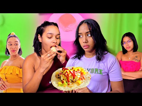 He made tacos for his friends but a visitor came and gave him this