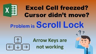 Disable Scroll Lock in Excel