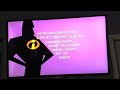 Opening To The Incredibles DVD 2005 Fullscreen