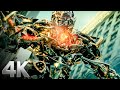 Megatron Destroys The City Prime Fights Back Transformers CLIP 4K