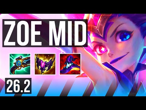 ZOE vs AKALI (MID) | 49K damage | EUW Master | 26.2