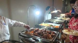 Philippines, the yummy menu food at Aki's and Carlo's wedding