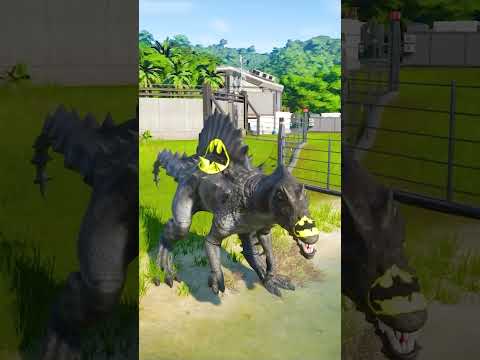Batman SPINOSAURUS Superhero In Jurassic Park